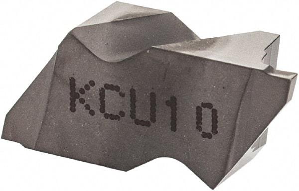 Kennametal - 2031NG K Grade KCU10, 0.79mm Cutting Width Carbide Grooving Insert - 1.27mm Max Depth of Cut, Left Hand, 0.09mm Corner Radius, AlTiN Finish - A1 Tooling