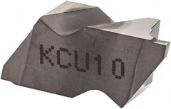 Kennametal - 2031NG K Grade KCU10, 0.79mm Cutting Width Carbide Grooving Insert - 1.27mm Max Depth of Cut, Left Hand, 0.09mm Corner Radius, AlTiN Finish - A1 Tooling