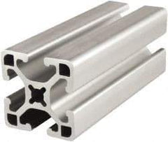 80/20 Inc. - 72 Inches Long x 1-1/2 Inches Wide x 1-1/2 Inches High, T Slotted Aluminum Extrusion - 0.877 Square Inches, Clear Anodized Finish - A1 Tooling