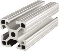 80/20 Inc. - 48 Inches Long x 1-1/2 Inches Wide x 1-1/2 Inches High, T Slotted Aluminum Extrusion - 0.8986 Square Inches, Clear Anodized Finish - A1 Tooling