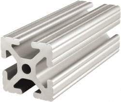 80/20 Inc. - 72 Inches Long x 1-1/2 Inches Wide x 1-1/2 Inches High, T Slotted Aluminum Extrusion - 1.154 Square Inches, Clear Anodized Finish - A1 Tooling