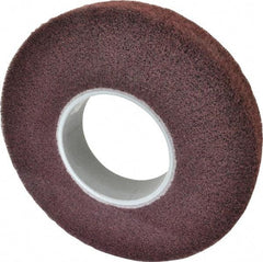 3M - 12" Diam Aluminum Oxide Finishing Flap Wheel - 5" Hole, 2" Wide, Density 5, Nonwoven, Medium Grade, 2,500 Max RPM - A1 Tooling