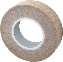 3M - 8" Diam Aluminum Oxide Cutting, Polishing Flap Wheel - 4" Hole, 2" Wide, Density 7, Nonwoven, Medium Grade, 4,000 Max RPM - A1 Tooling