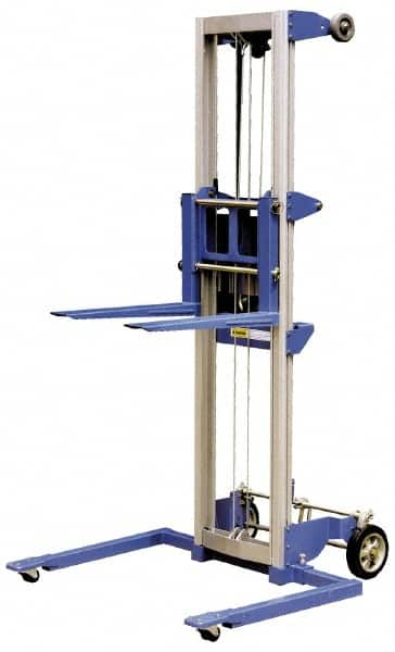 Vestil - 350 Lb Capacity, 118" Lift Height, Straddle Base Manually Operated Lift - A1 Tooling