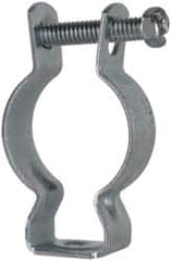 Cooper B-Line - Steel Rigid/EMT Conduit Hanger with Bolt - 1" EMT, 1" Rigid, 1/4" Rod, Zinc Plated Finish - A1 Tooling