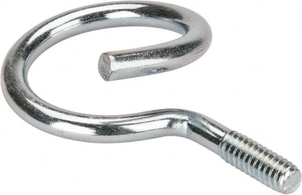 Cooper B-Line - 1-1/4" Pipe, Steel Threaded Bridle Rings - Silver, Zinc Plated, 50 Lb Capacity - A1 Tooling