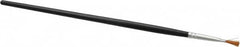 PRO-SOURCE - #2 Nylon Artist's Paint Brush - 5/32" Wide, 1/4" Bristle Length, 5-1/2" Wood Handle - A1 Tooling