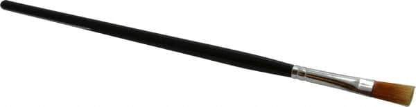 PRO-SOURCE - #8 Nylon Artist's Paint Brush - 5/16" Wide, 5/8" Bristle Length, 5-1/2" Wood Handle - A1 Tooling