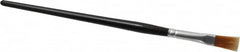 PRO-SOURCE - #10 Nylon Artist's Paint Brush - 3/8" Wide, 11/16" Bristle Length, 5-1/2" Wood Handle - A1 Tooling