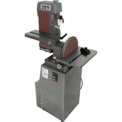 Jet - 48 Inch Long x 6 Inch Wide Belt, 12 Inch Diameter, Horizontal and Vertical Combination Sanding Machine - 2,850 Ft./min Belt Speed, 1-1/2 HP, Single Phase - A1 Tooling