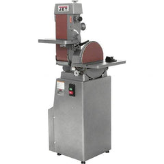 Jet - 48 Inch Long x 6 Inch Wide Belt, 12 Inch Diameter, Horizontal and Vertical Combination Sanding Machine - 2,850 Ft./min Belt Speed, 1-1/2 HP, Three Phase - A1 Tooling