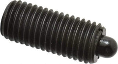 Vlier - 3/4-10, 1-3/4" Thread Length, 5/16" Plunger Projection, Steel Threaded Spring Plunger - 0.373 - 0.374" Max Plunger Diam, 1-3/4" Plunger Length, 6.7 Lb Init End Force, 37.3 Lb Final End Force - A1 Tooling