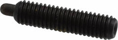 Vlier - 10-32, 3/4" Thread Length, 1/8" Plunger Projection, Steel Threaded Spring Plunger - 0.091 - 0.092" Max Plunger Diam, 3/4" Plunger Length, 2.9 Lb Init End Force, 11.1 Lb Final End Force, 0.063" Hex - A1 Tooling