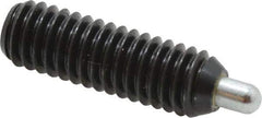 Vlier - 5/16-18, 1" Thread Length, 3/16" Plunger Projection, Steel Threaded Spring Plunger - 0.133 - 0.135" Max Plunger Diam, 1" Plunger Length, 1.5 Lb Init End Force, 4.5 Lb Final End Force, 0.093" Hex - A1 Tooling