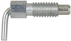 Vlier - 1/4-20, 1/2" Thread Length, 0.16" Plunger Diam, 0.12 Lb Init to 0.5 Lb Final End Force, Steel L Handle Plunger - 3/4" Body Length, 1/2" Length Under Head, Locking Element, 0.2" Plunger Projection - A1 Tooling