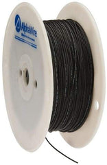 Alpha Wire - 24 AWG, 1 Strand, 305 m OAL, Tinned Copper Hook Up Wire - Black PVC Jacket, 0.052" Diam - A1 Tooling