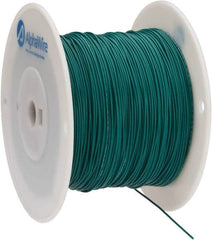 Alpha Wire - 22 AWG, 7 Strand, 305 m OAL, Tinned Copper Hook Up Wire - Green PVC Jacket, 0.062" Diam - A1 Tooling