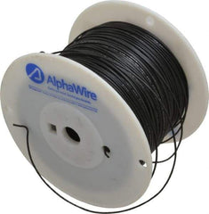 Alpha Wire - 20 AWG, 10 Strand, 305 m OAL, Tinned Copper Hook Up Wire - Black PVC Jacket, 0.069" Diam - A1 Tooling