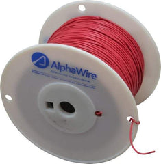 Alpha Wire - 20 AWG, 10 Strand, 305 m OAL, Tinned Copper Hook Up Wire - Red PVC Jacket, 0.069" Diam - A1 Tooling