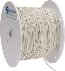 Alpha Wire - 18 AWG, 16 Strand, 305 m OAL, Tinned Copper Hook Up Wire - White PVC Jacket, 0.079" Diam - A1 Tooling