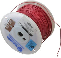 Alpha Wire - 18 AWG, 1 Strand, 305 m OAL, Tinned Copper Hook Up Wire - Red PVC Jacket, 0.072" Diam - A1 Tooling