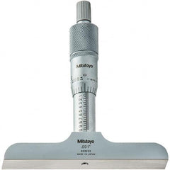 Mitutoyo - Mechanical Depth Micrometers Minimum Measurement (Inch): 0 Minimum Measurement (Decimal Inch): 0 - A1 Tooling