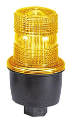 Federal Signal Corp - 12 to 48 VDC, 4X NEMA Rated, Strobe Tube, Green, Low Profile Mini Strobe Light - 65 to 95 Flashes per min, 1/2 Inch Pipe, 3-1/8 Inch Diameter, 5.7 Inch High, IP66 Ingress Rating, Pipe Mount - A1 Tooling