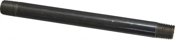 Value Collection - Schedule 40, 1/4" Diam x 6" Long Steel Black Pipe Nipple - Threaded - A1 Tooling