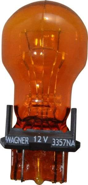 Value Collection - 12 Volt, Park & Signal Automotive Miniature Lamp - 28.54/8.26 Watt, Amber - A1 Tooling