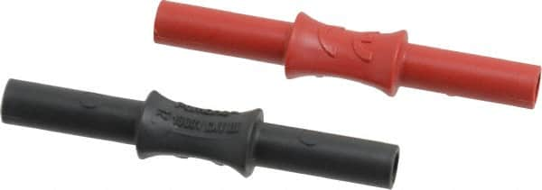 Pomona - Black/Red Electrical Test Equipment Coupler - Use with Digital Multimeters, Test Leads - A1 Tooling