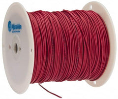 Alpha Wire - 16 AWG, 26 Strand, 305 m OAL, Tinned Copper Hook Up Wire - Red PVC Jacket, 0.092" Diam - A1 Tooling