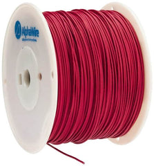 Alpha Wire - 16 AWG, 1 Strand, 305 m OAL, Tinned Copper Hook Up Wire - Red PVC Jacket, 0.083" Diam - A1 Tooling