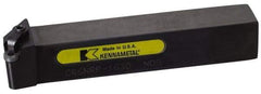 Kennametal - CRGN, Left Hand Cut, 8° Lead Angle, 1" Shank Height x 1" Shank Width, Negative Rake Indexable Turning Toolholder - 6" OAL, RN..32. Insert Compatibility, Series Kendex - A1 Tooling