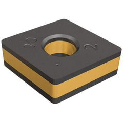 Iscar - CNMA432 Grade IC9007 Carbide Turning Insert - TiCN/Al2O3/TiN Finish, 80° Diamond, 1/2" Inscr Circle, 3/16" Thick, 1/32" Corner Radius - A1 Tooling