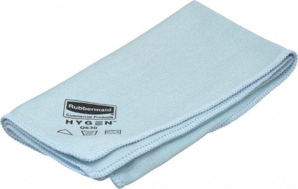 Rubbermaid - Dry Microfiber Wipes - 16" x 16" Sheet Size, Blue - A1 Tooling