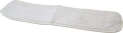 Rubbermaid - 18-1/2" Long x 5-1/2" Wide Microfiber Dust Mop Pad - Hook & Loop, White - A1 Tooling