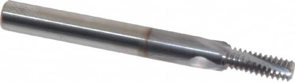 Vargus - #10-32, #12-32 to 3/8-32 UNEF, UNF, 0.15" Cutting Diam, 3 Flute, Solid Carbide Helical Flute Thread Mill - Internal Thread, 0.391" LOC, 1.772" OAL, 3/16" Shank Diam - A1 Tooling