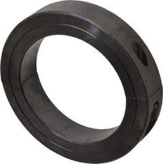 Climax Metal Products - 3-3/16" Bore, Steel, Two Piece Clamp Collar - 4-1/2" Outside Diam, 7/8" Wide - A1 Tooling