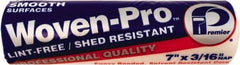 Premier Paint Roller - 3/16" Nap, 7" Wide Paint General Purpose Roller Cover - Smooth Texture, Woven & Polyester - A1 Tooling