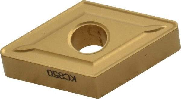 Kennametal - DNMG543 Grade KC850 Carbide Turning Insert - TiC/TiCN/TiN Finish, 55° Diamond, 5/8" Inscr Circle, 1/4" Thick, 3/64" Corner Radius - A1 Tooling