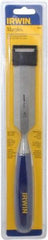 Irwin - 10-3/4" OAL x 1-1/4" Blade Width Wood Chisel - Polypropylene Handle - A1 Tooling