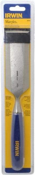 Irwin - 10-3/4" OAL x 2" Blade Width Wood Chisel - Polypropylene Handle - A1 Tooling