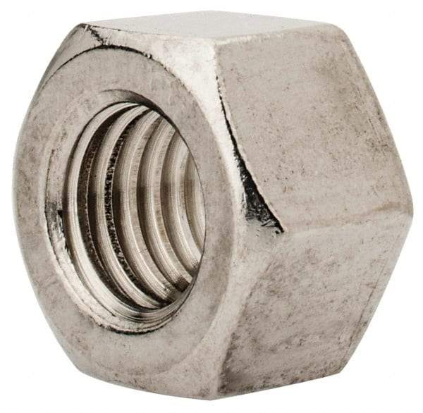 Value Collection - M12x1.75 Metric Coarse Stainless Steel Right Hand Heavy Hex Nut - 19mm Across Flats, 12mm High, Uncoated - A1 Tooling