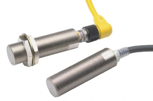 Omron - NC, NC, 2mm Detection, Cylinder Shielded, Inductive Proximity Sensor - 2 Wires, IP67, 12 to 24 VDC, M12x1 Thread, 69mm Long x 21mm Wide - A1 Tooling