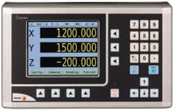 Fagor - 3 Axis, 36" X-Axis Travel, 14" Y-Axis Travel, 6" Z-Axis Travel, Milling DRO System - 0.0002", 0.0005", 0.001" Resolution, 10µm Accuracy, LCD Display - A1 Tooling