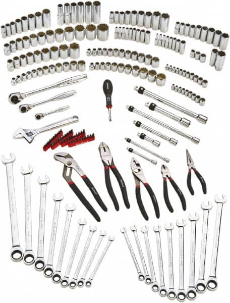 Blackhawk by Proto - 205 Piece 1/4, 3/8 & 1/2" Drive Master Tool Set - Tools Only - A1 Tooling