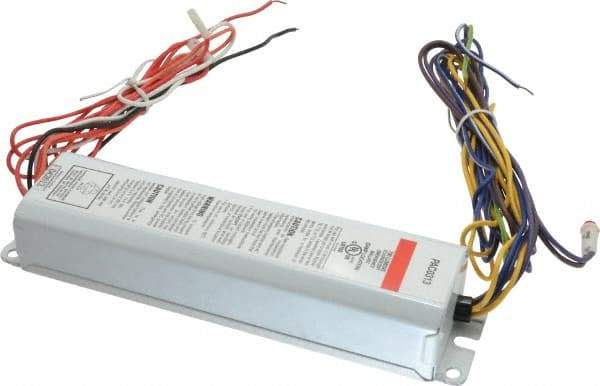 Mule - 2 Lamp, 120-277 Volt, T8, T10, T12 Fluorescent Emergency Ballast - 0 to 39 Watt, 600 to 700 Lumens, 90 min Run Time, 2 Inch Long x 9-16/41 Inch Wide x 1-1/2 Inch High - A1 Tooling