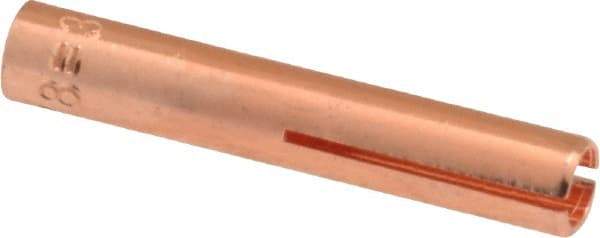 Value Collection - 1/8 Inch TIG Torch Collet - Suitable for 20, Industry Standard No. 13N24 - Exact Industrial Supply