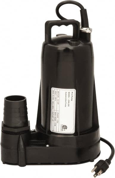 Value Collection - 1/2 hp, 120 Amp Rating, 120 Volts, Full-On Operation, Submersible Pump - Plastic Housing - A1 Tooling