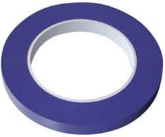 Intertape - 1/2" Wide x 36 Yd Long Blue Vinyl Masking Tape - Series FM71, 5.4 mil Thick, 14 In/Lb Tensile Strength - A1 Tooling